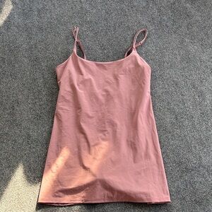 Classic Rose Slip Dress with Spaghetti Straps